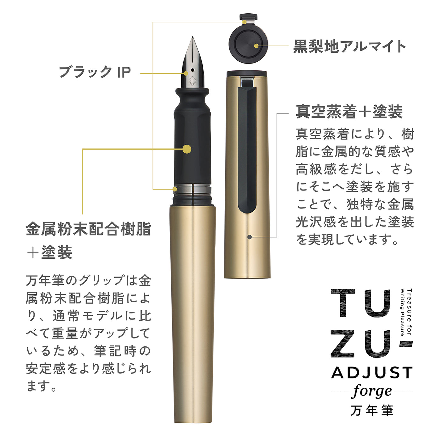 TUZU アジャスト フォージ 万年筆 – セーラーショップ