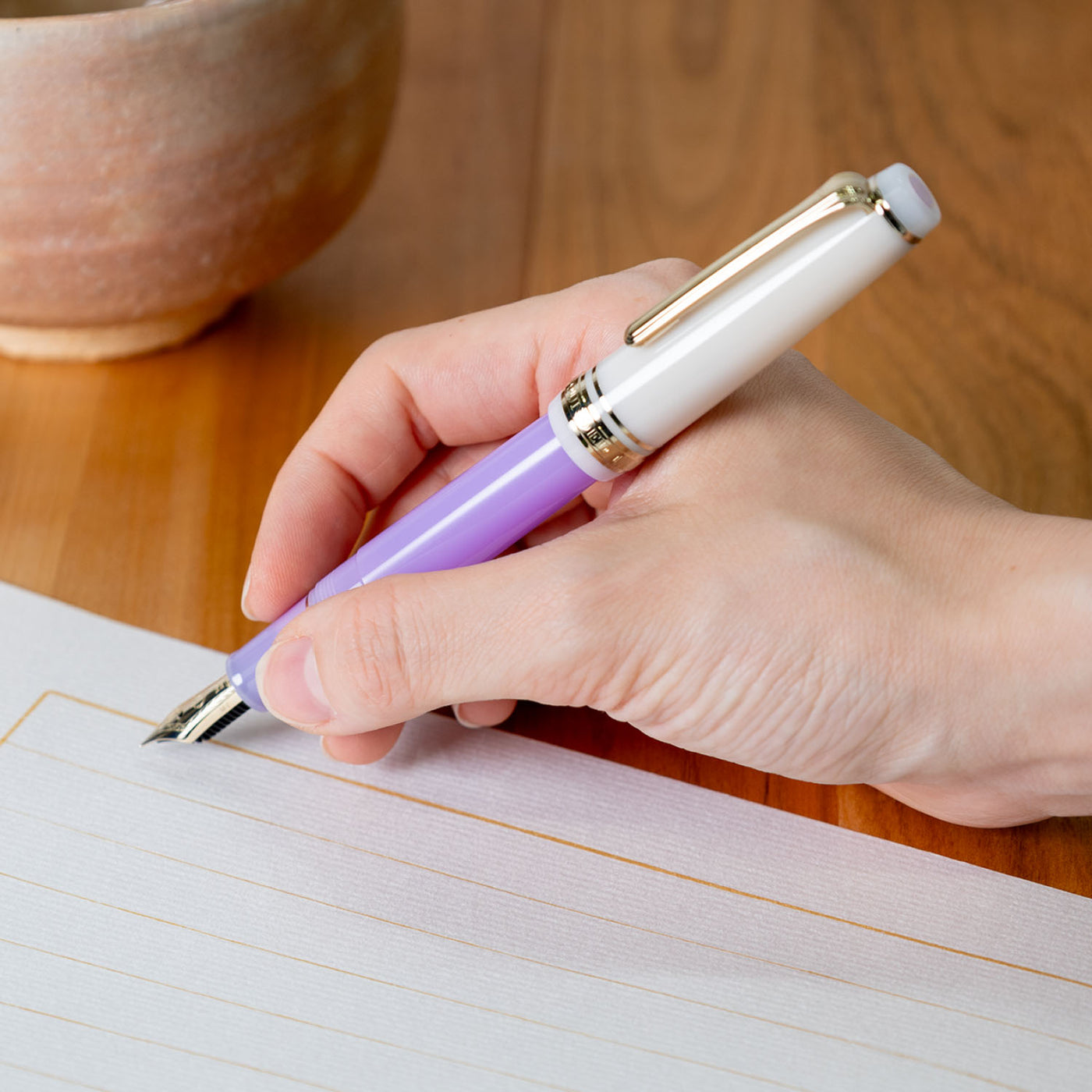 世界のティータイム スリム万年筆 茶の湯 煉切 – セーラーショップ