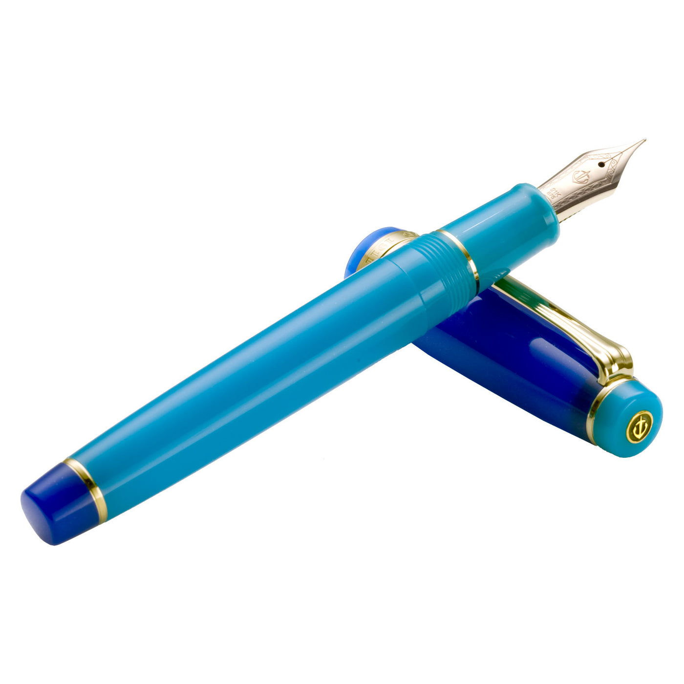 海外仕様】PROFESSIONALGEAR Slim Blue Quasar Fountain Pen