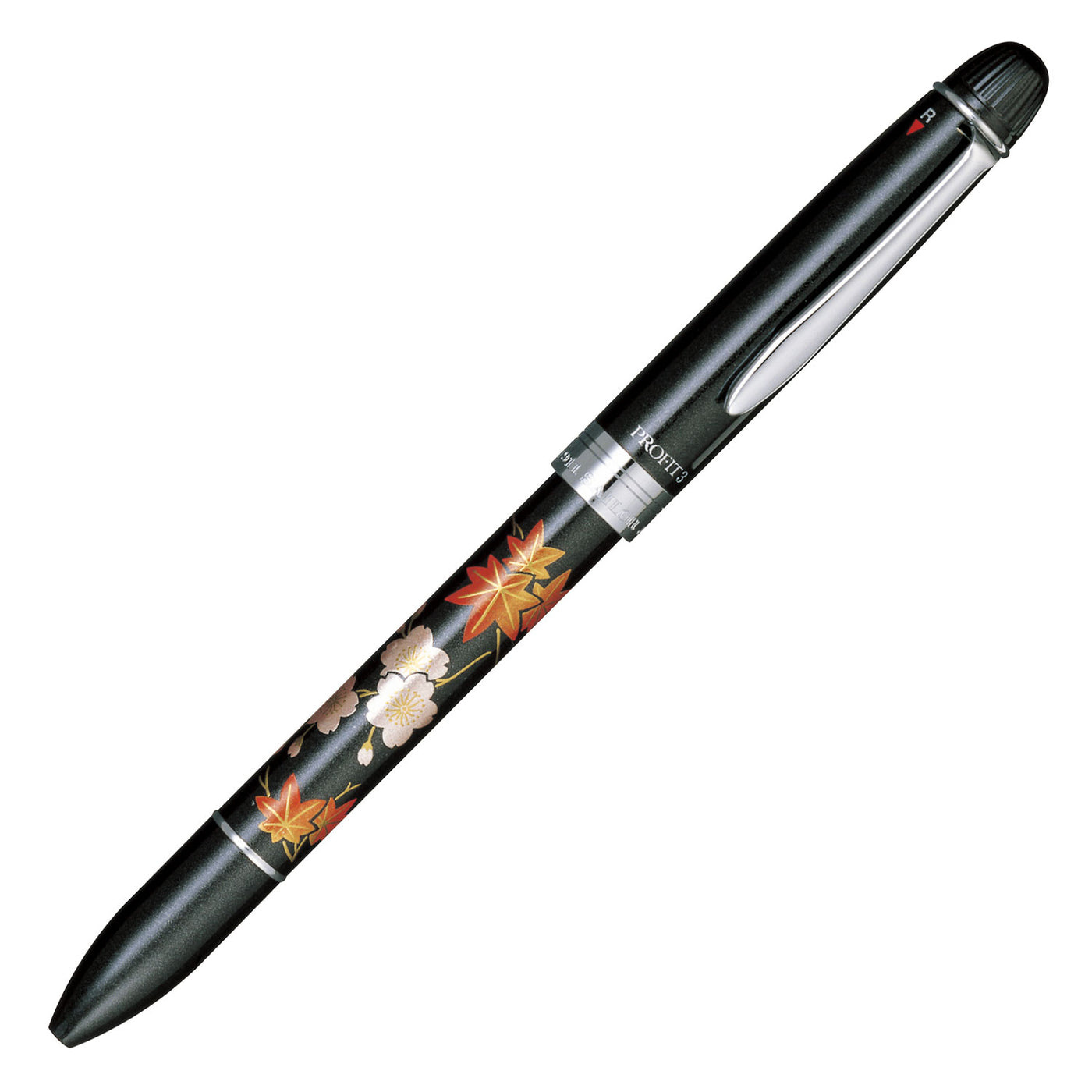 アウトレット】プロフィット3蒔絵 桜花紅葉（2色ボールペン+シャープ