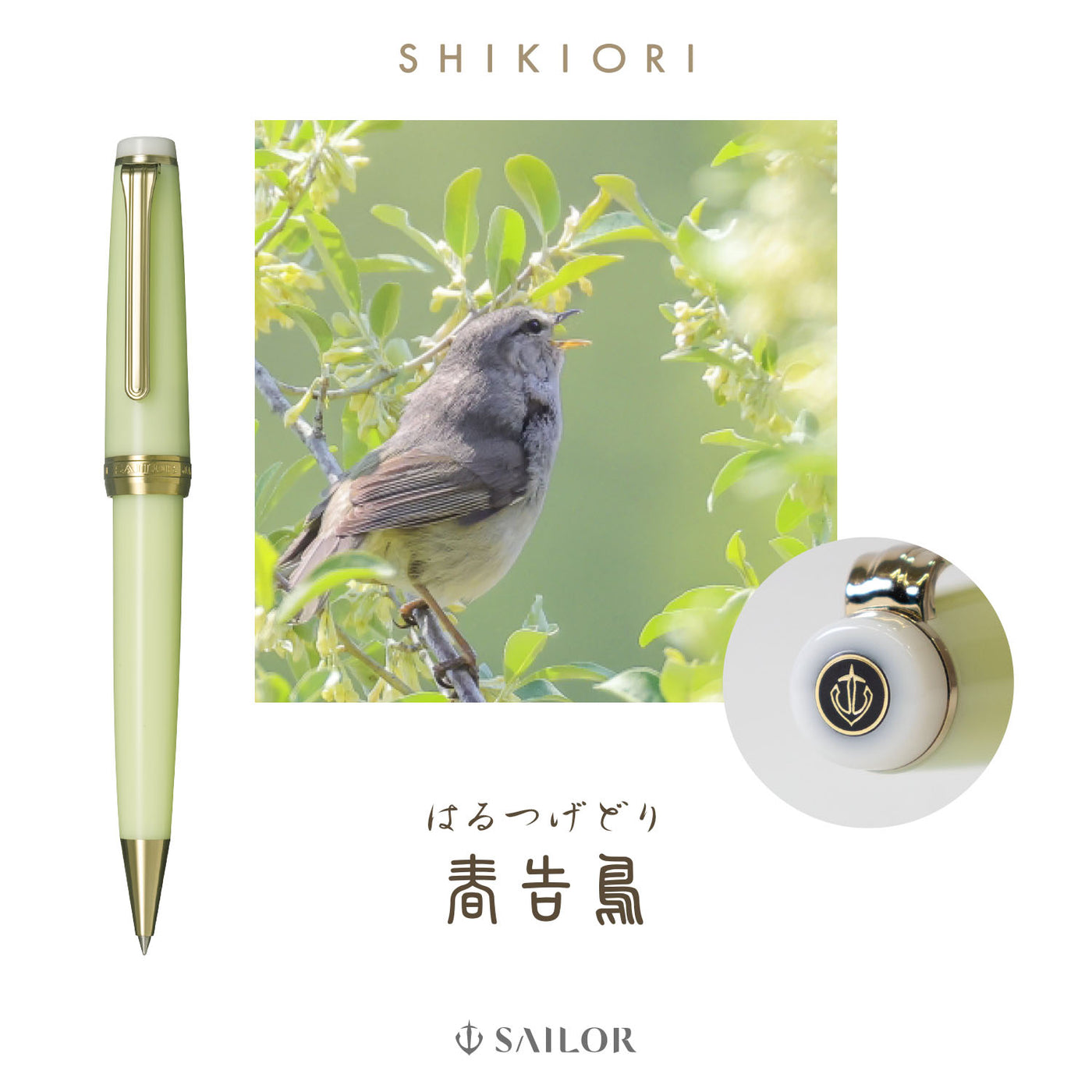 予約販売】SHIKIORI ―四季織― 野山の唄 ボールペン – セーラー