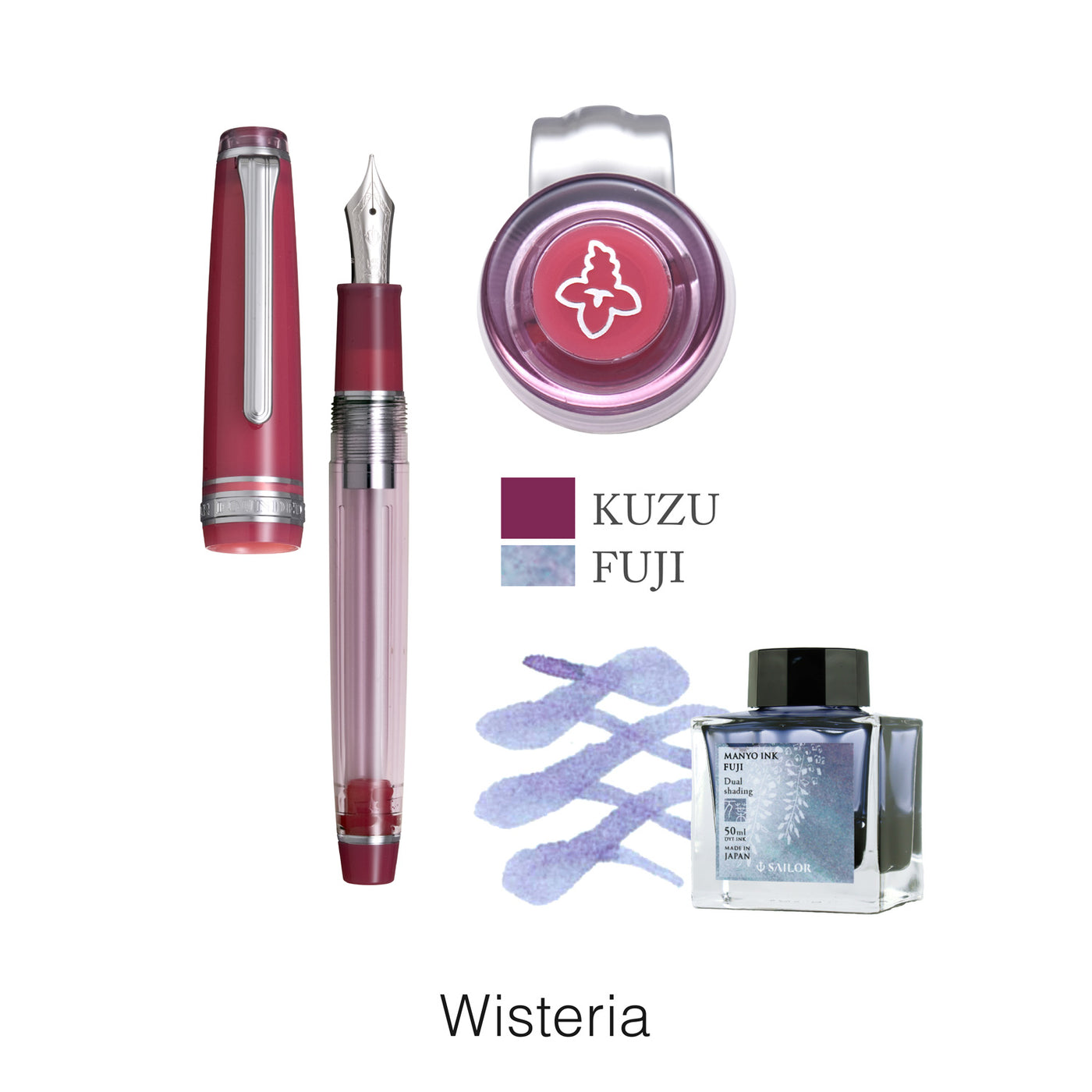 世界万年筆・犀皮漆・青上げ Fountain Pen | ワンチャーペン Wancher